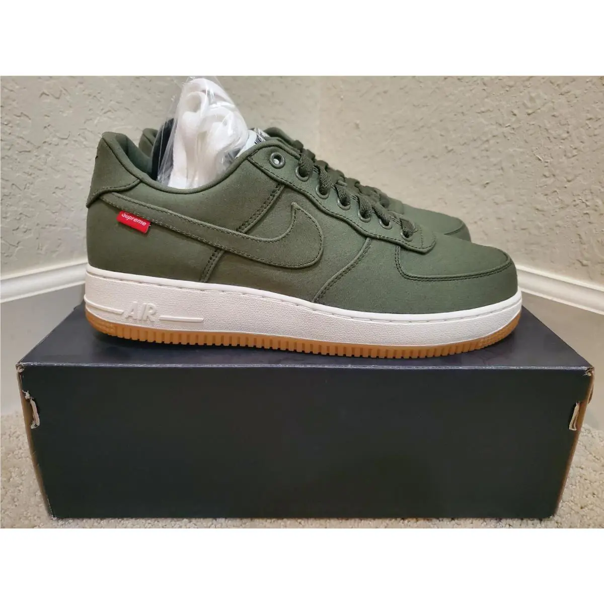 Nike shoes - Nike Air Force 1 - Air Force - 573488-300 - Olive 3