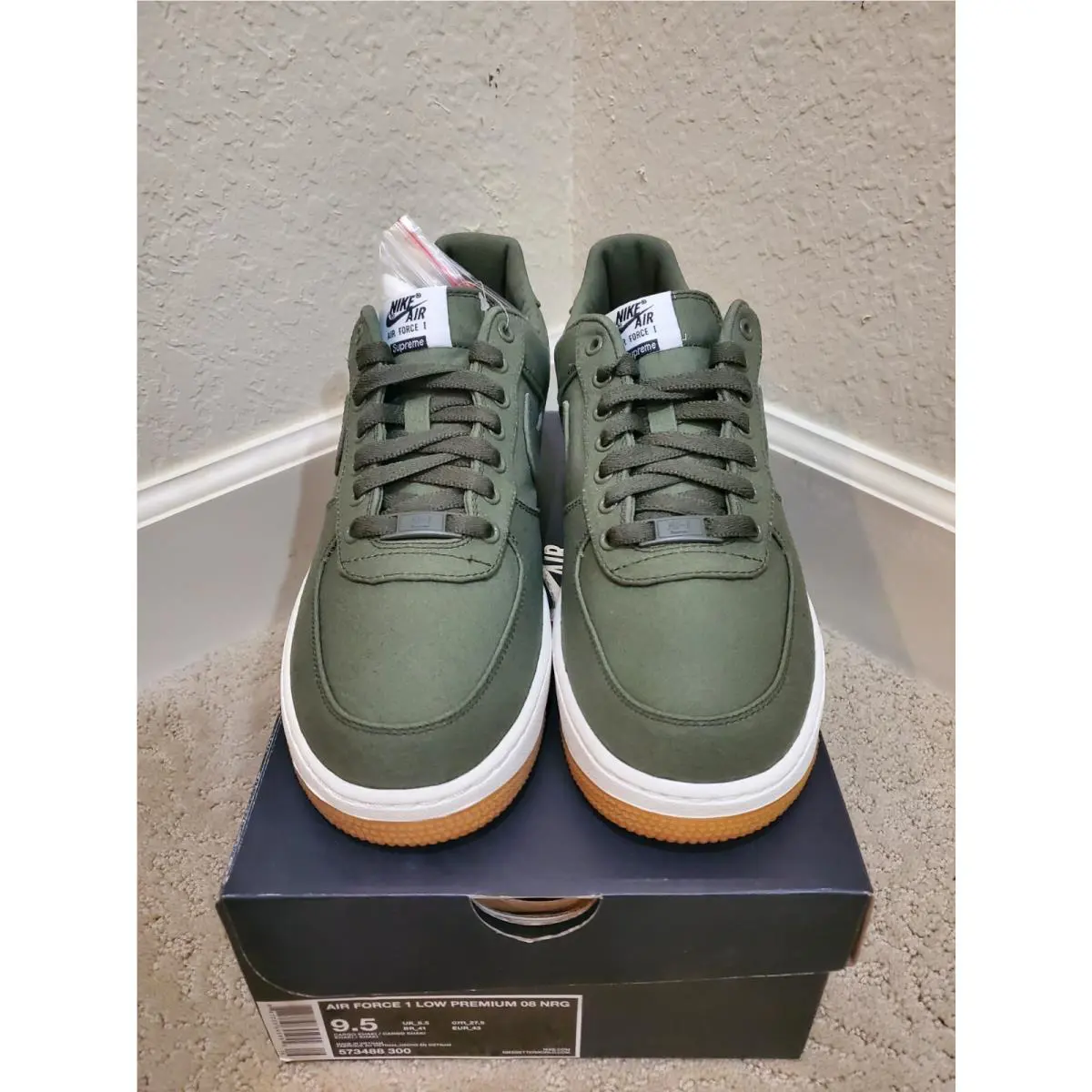 Nike shoes - Nike Air Force 1 - Air Force - 573488-300 - Olive 4
