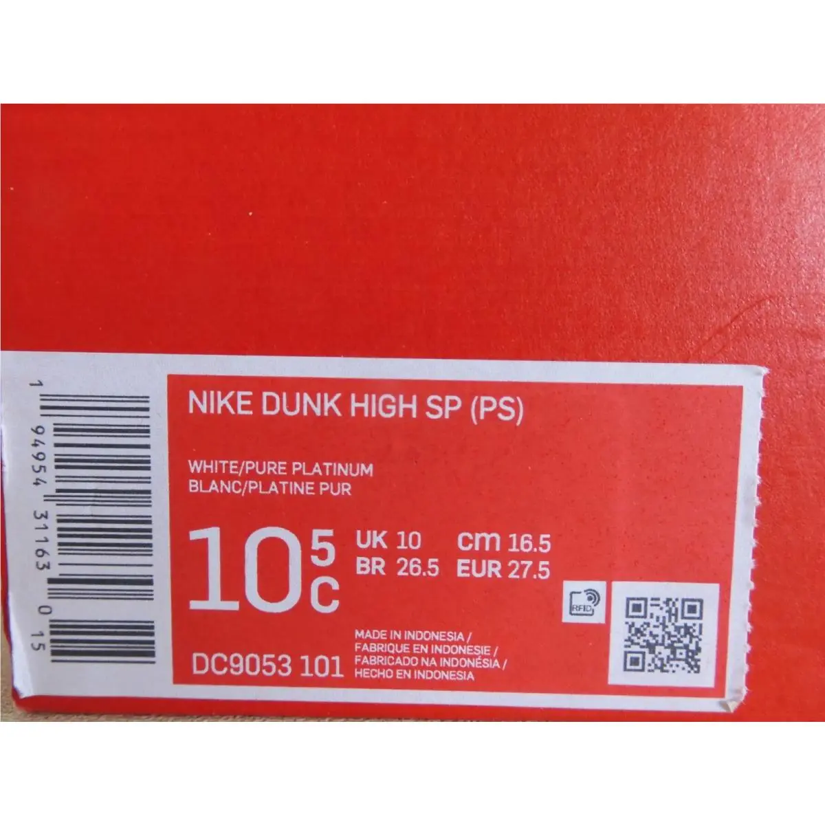 Nike shoes - Nike Dunk High - Dunk High - DC9053101 - White (UPC: 194954311630) 6