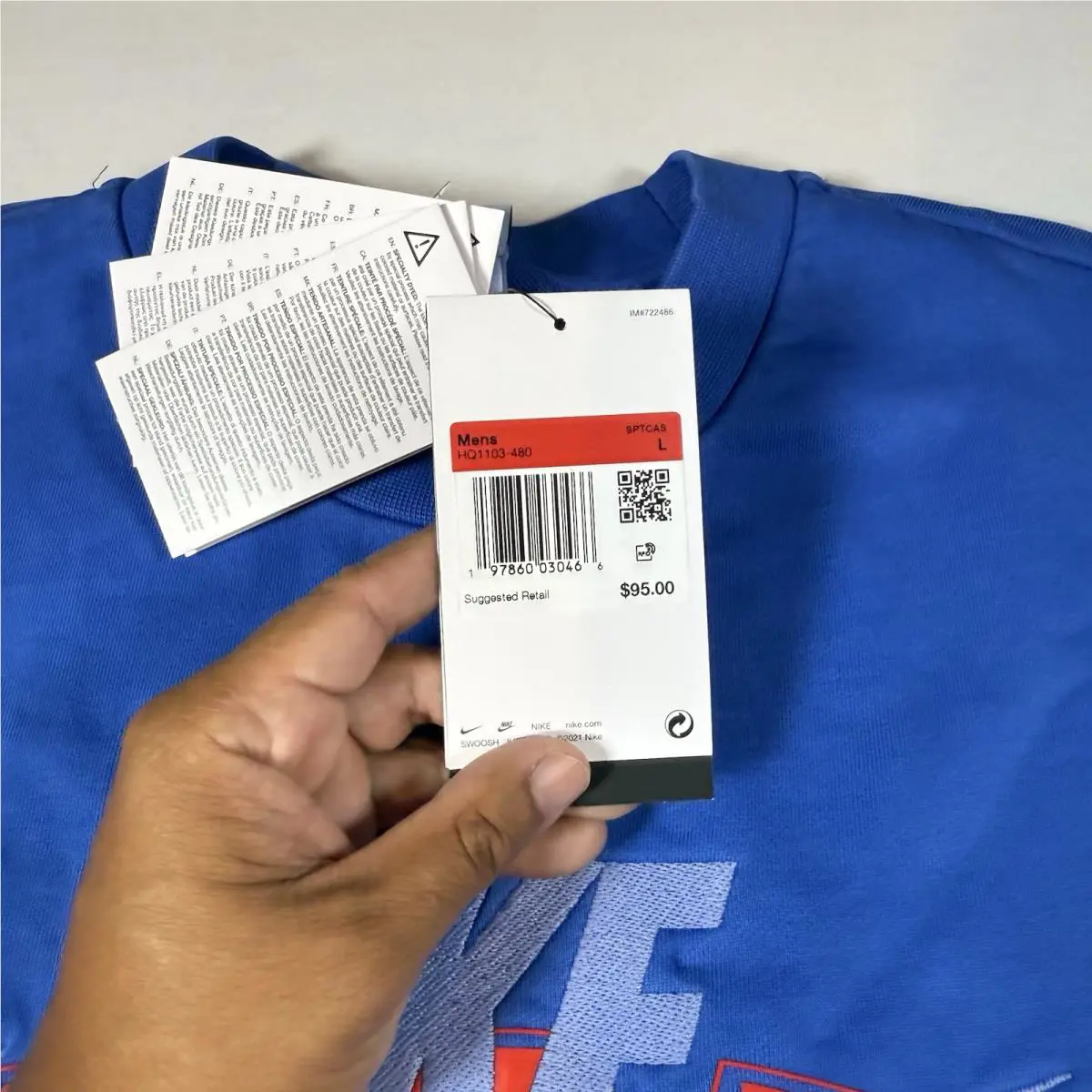 Nike clothing - HQ1103-480 - HQ1103-480 - Blue 4