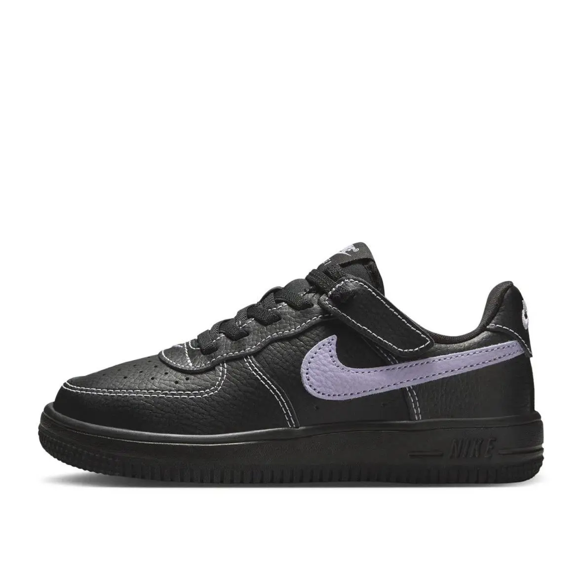 Size 1y - Nike Air Force 1 Easyon LV8 4 Black Hydrangeas Preschool - Black