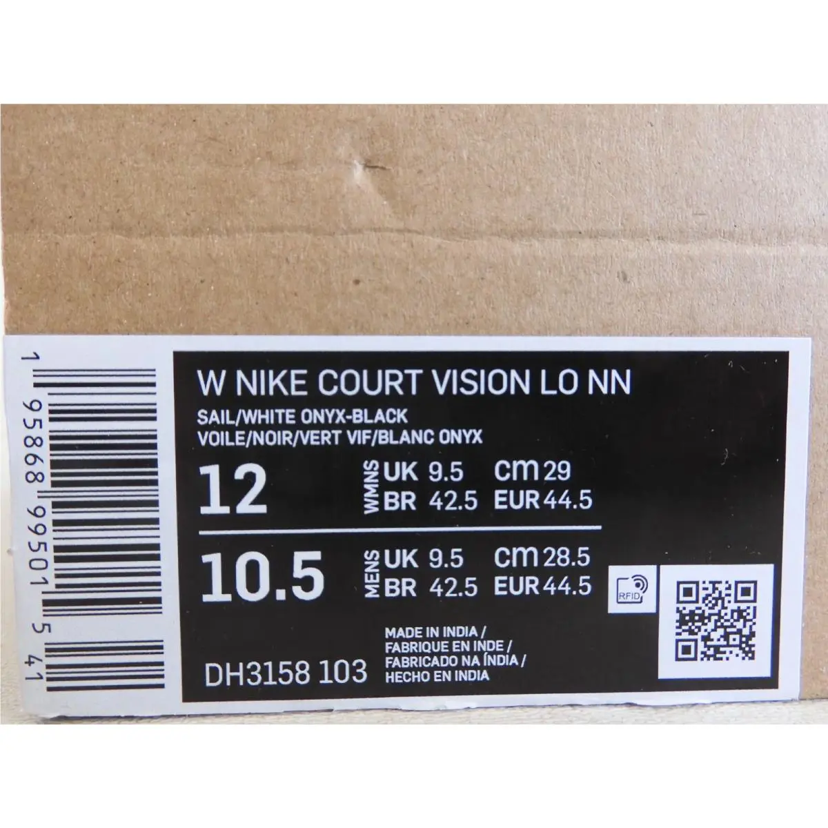 Nike shoes - Nike Court Vision - Court Vision - DH3158 103 - White (UPC: 195868995015) 3