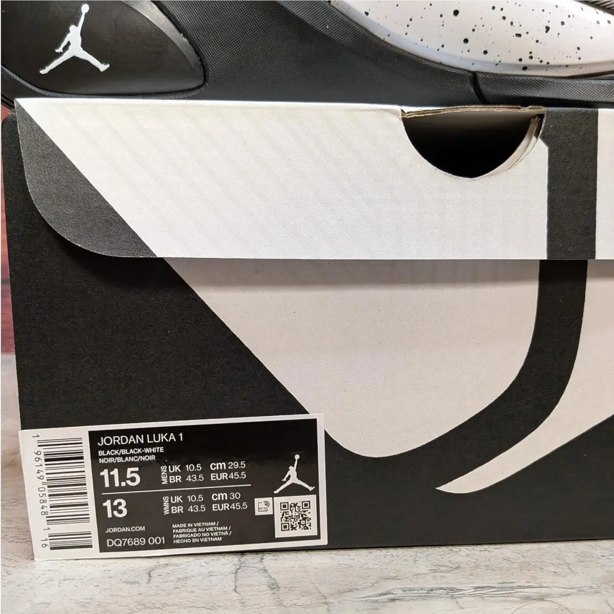 Nike shoes - Jordan Luka 1 - Luka - DQ7689-001 - Black (UPC: 196149058481) 7