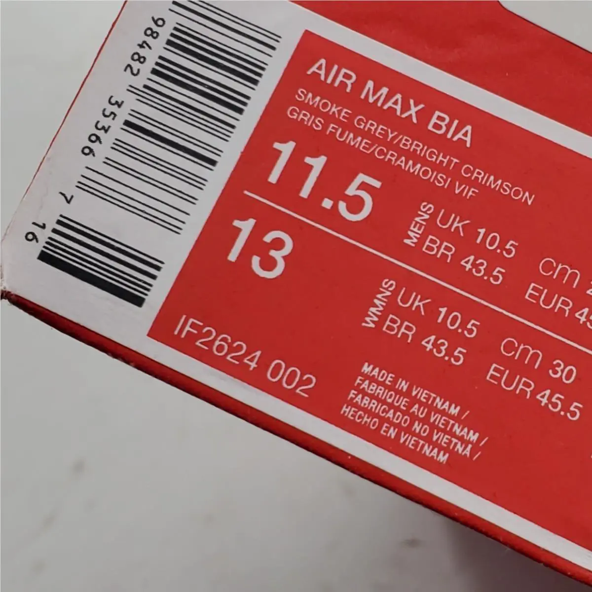 Nike shoes - Air Max Bia - Air Max Bia - IF2624 002 - Gray 4