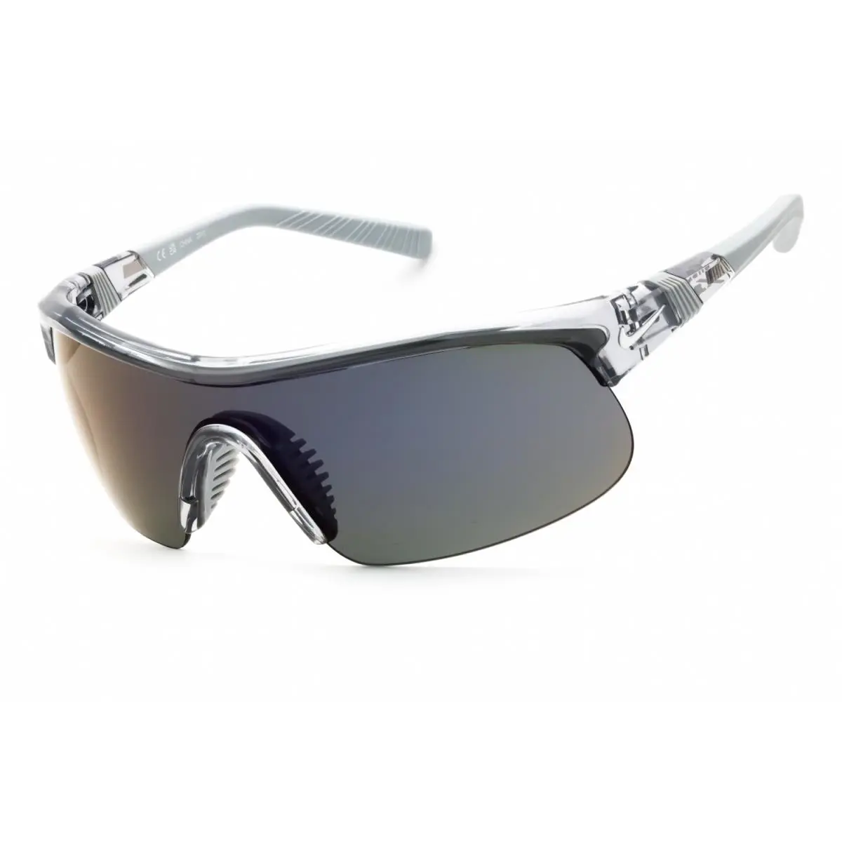 Nike Show X1 DX6520 065 Shiny Wolf Grey/blue Mirror 58-18-136 Sunglasses
