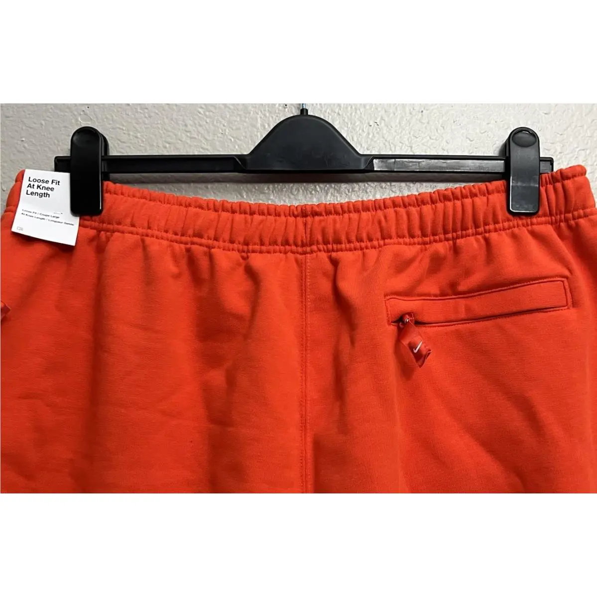 Nike clothing - Nike Sportswear Solo Swoosh French Terry Shorts - DX0817-633 - Picante Red (UPC: 197863331638) 3