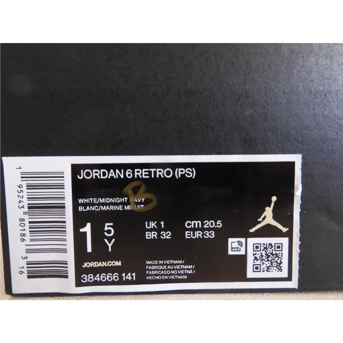 Nike shoes - Air Jordan 6 - Air - White (UPC: 195243801863) 6
