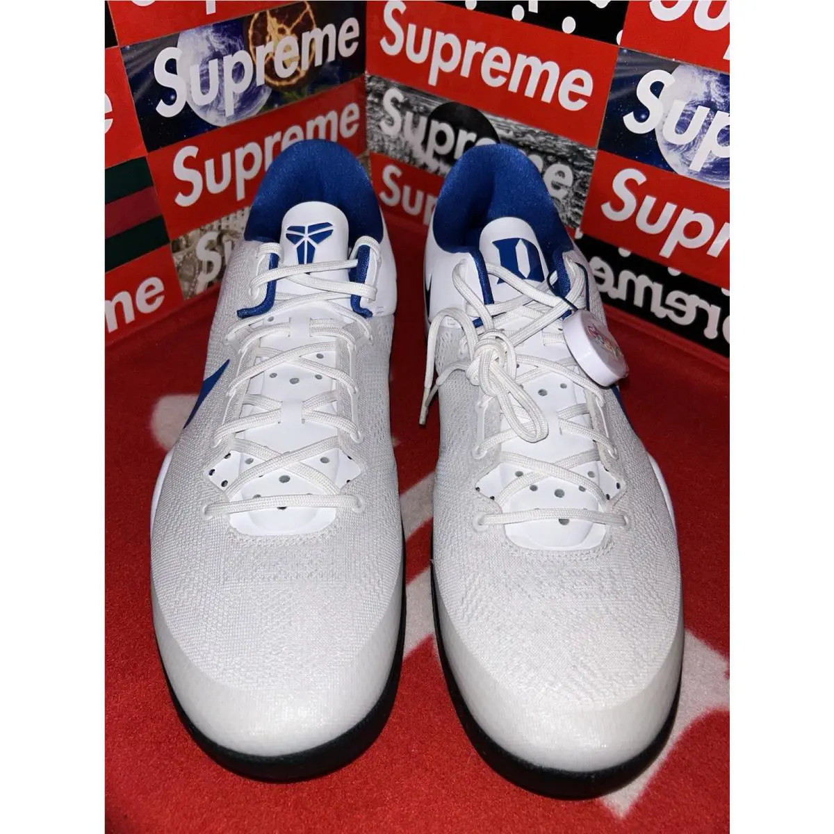 Nike shoes - Nike Kobe 8 System - Kobe System - White, Manufacturer: White/Royal/Black 0