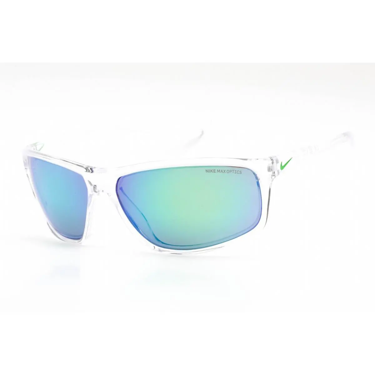 Nike Adrenaline M EV1113 901 Clear/green Multilayer Mirror 66-15-135 - Frame: Clear, Lens: Green Multilayer Mirror, code: 901