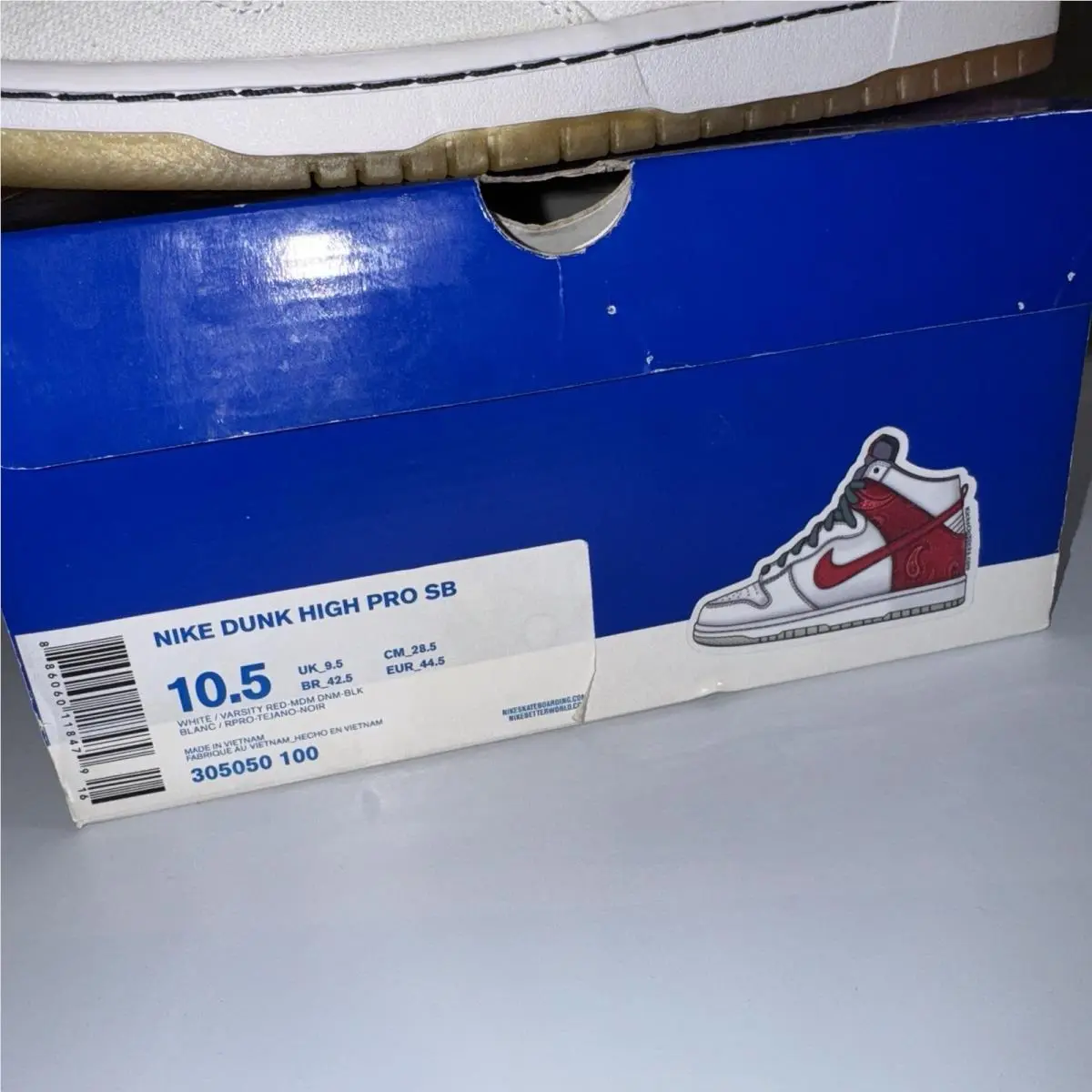 Nike shoes - Nike Dunk SB - Dunk - 305050-100 - White 9