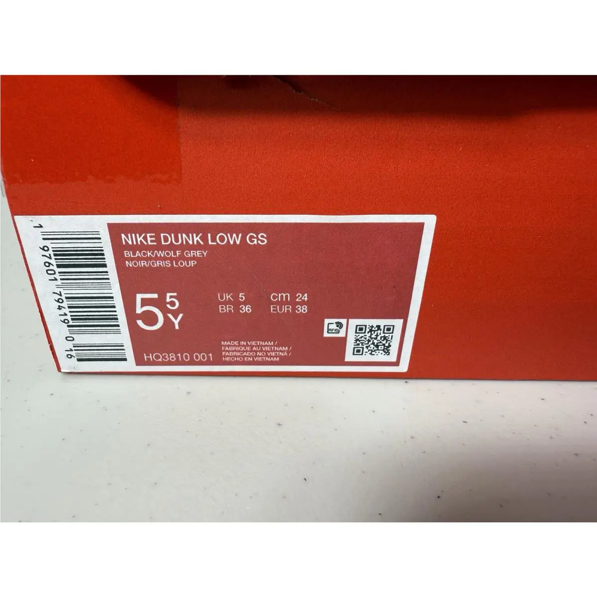 Nike shoes - Nike Dunk Low - Dunk Low - HQ3810-001 - Black 5