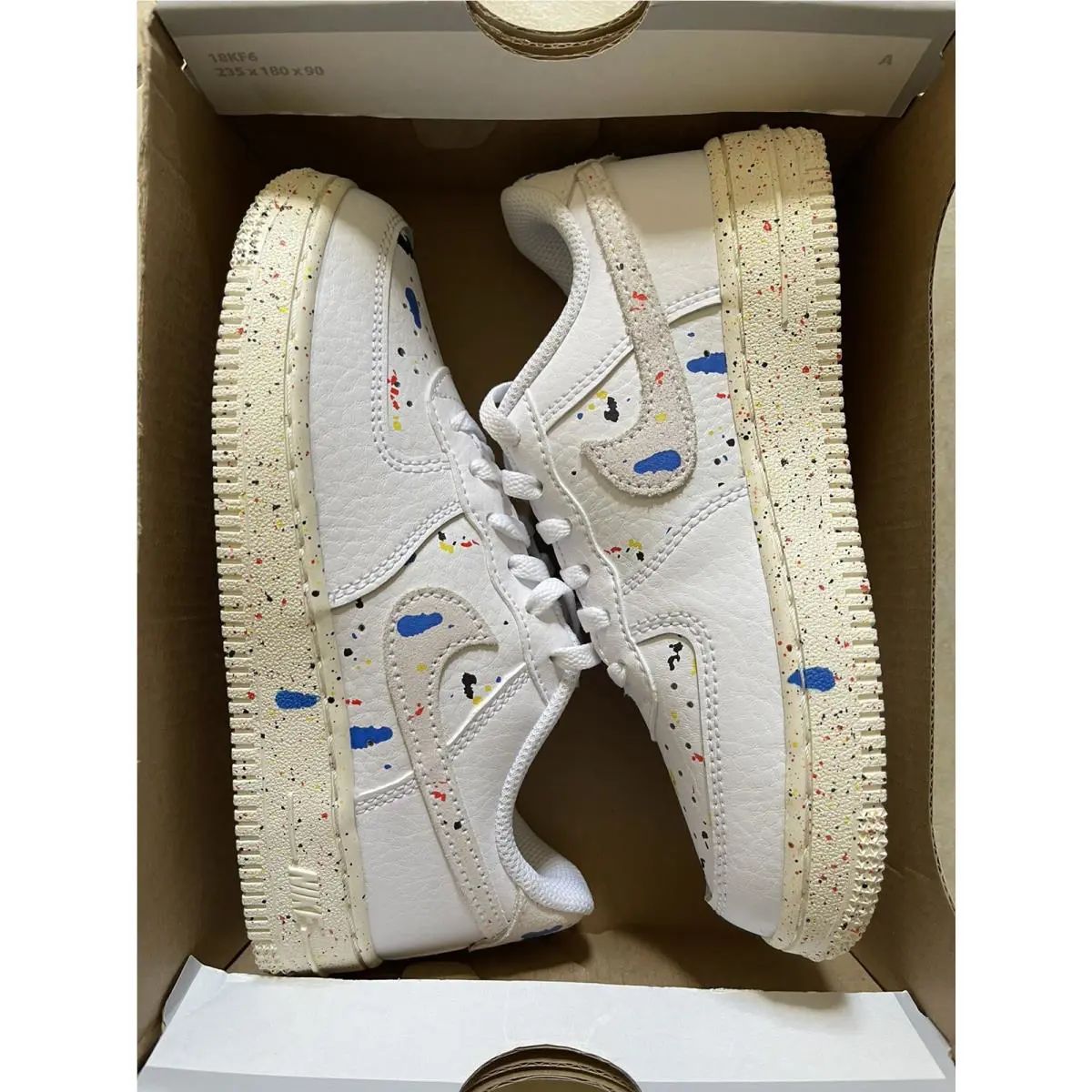 Nike shoes - FORCE 1 LV8 - FORCE - White (UPC: 0194957449781) 2