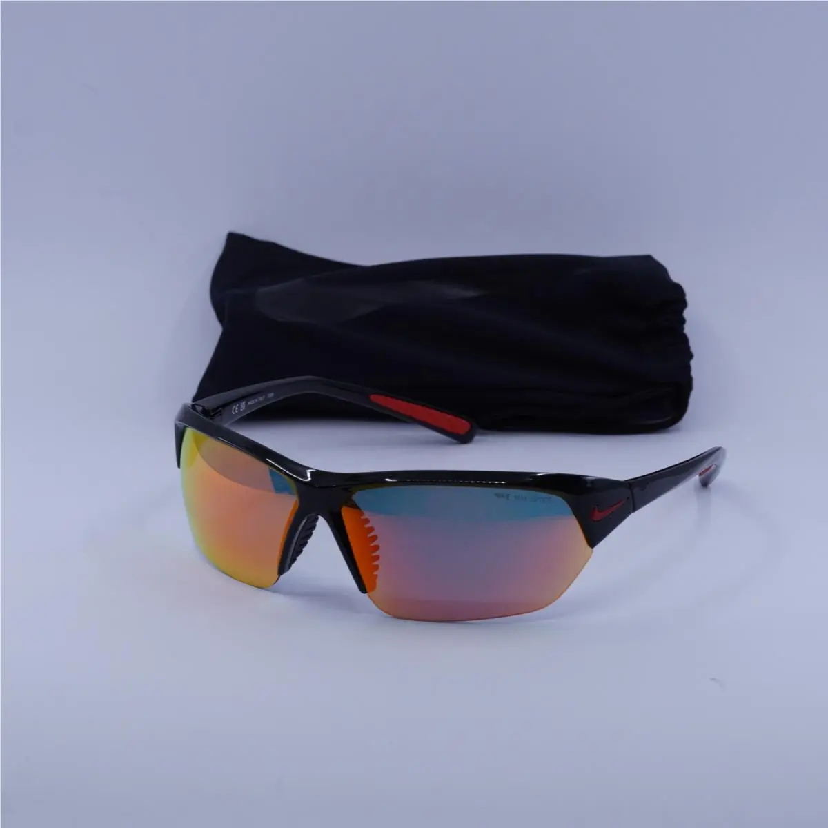 Nike Skylon Ace M MI DV2163 010 Black/red Mirror 69-10-125 Sunglasses