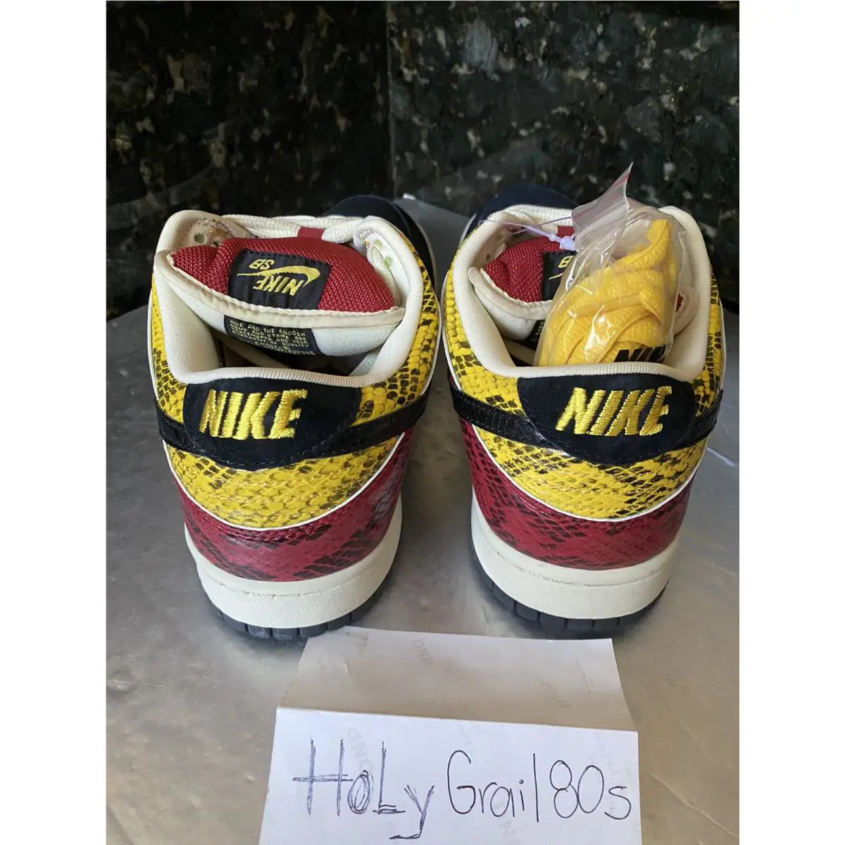 Nike shoes - Nike Sb Dunk Low - Dunk Low - 313170 701 - Bright Golden Red Black 4