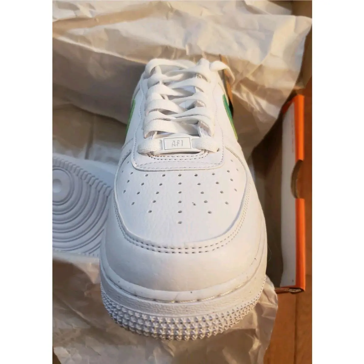 Nike shoes - Nike Air Force 1 - Air Force - DV3808-108 - White/Stadium Green (UPC: 197862769838) 9
