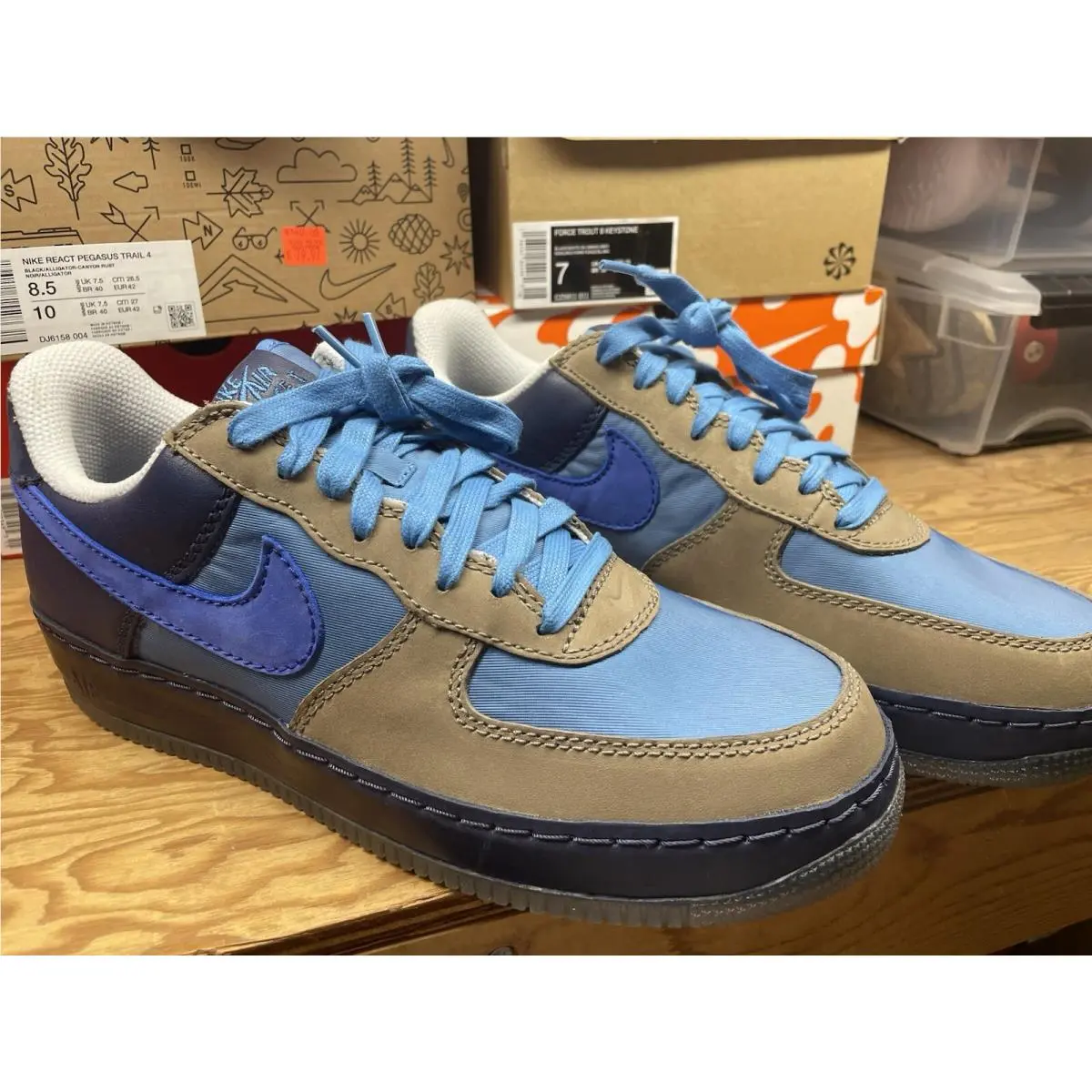 Nike shoes - Nike Air Force 1 - Air Force - 313213-441 - Blue 2