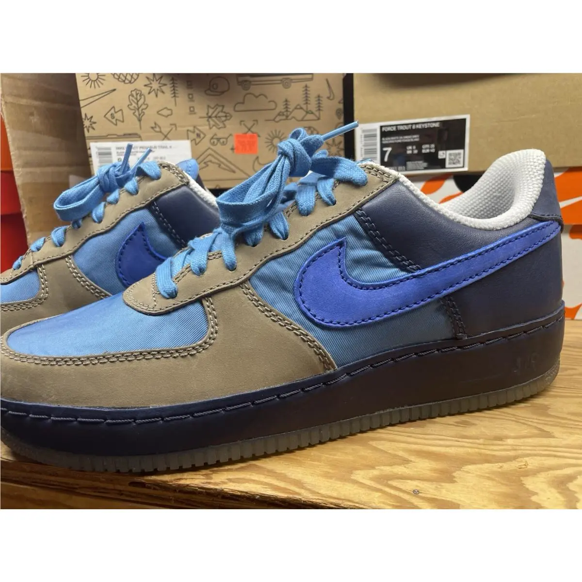 Nike shoes - Nike Air Force 1 - Air Force - 313213-441 - Blue 6