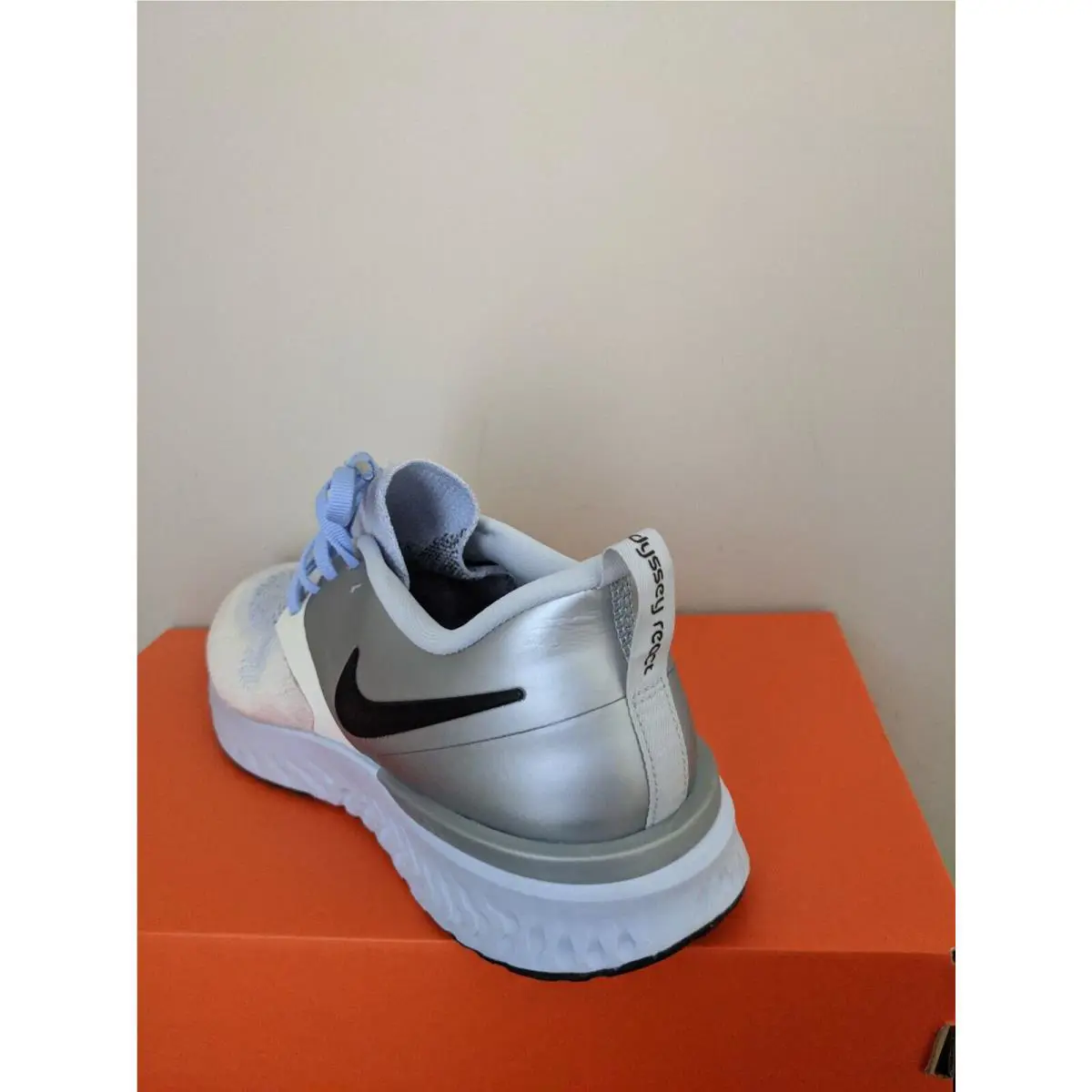 Nike shoes - Nike Odyssey React - Odyssey React - Metallic Silver/Black-Sail 2