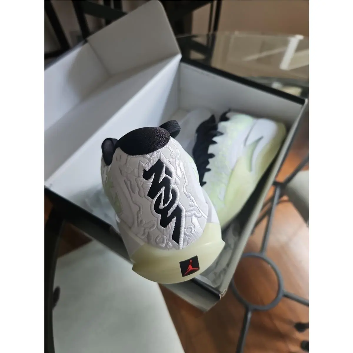 Nike shoes - DV3869110 - DV3869110 - White/White/Black/Barely Volt, Main: White 6