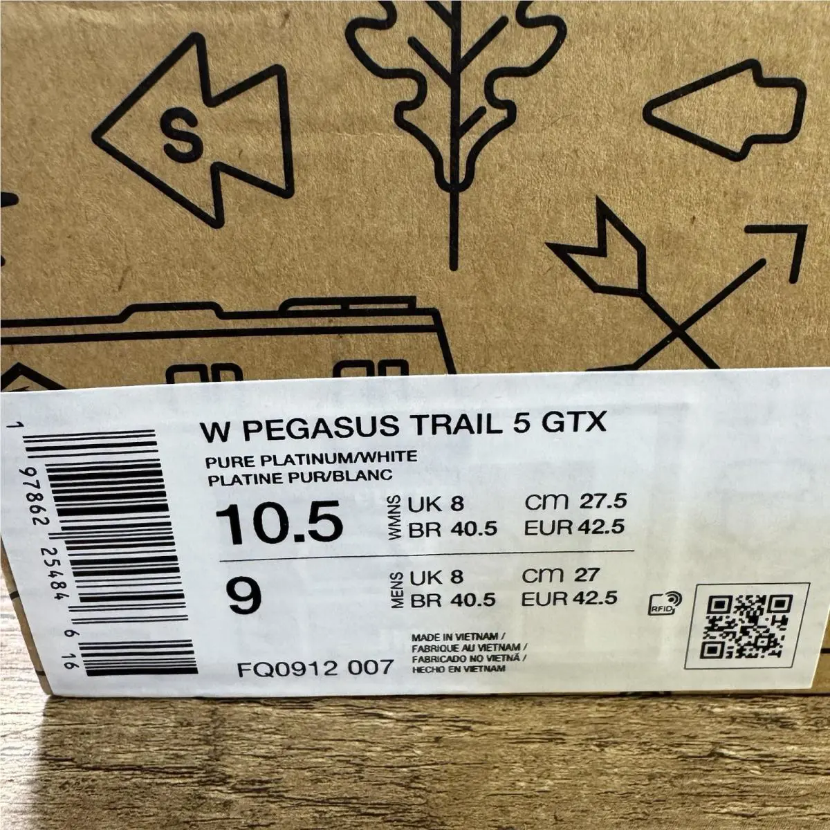 Nike shoes - Nike Pegasus Trail 5 GTX - FQ0912-007 - Multicolor 0