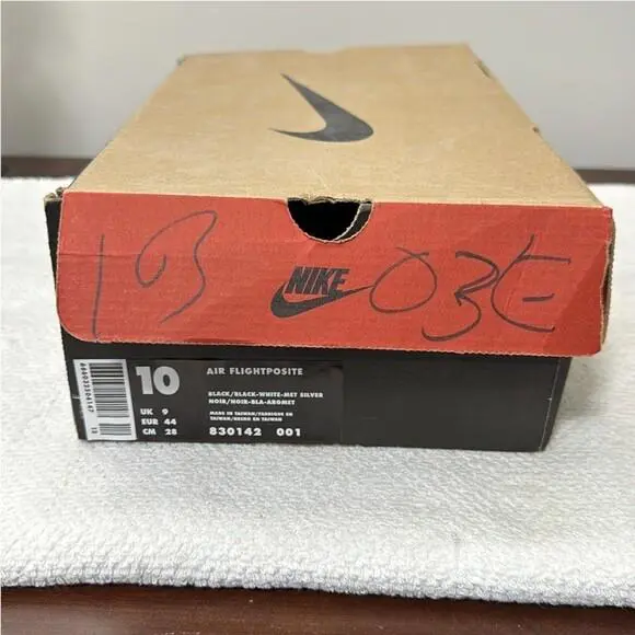 Nike shoes - Nike Air Flightposite - Air Flightposite - 830142-001 - Black (UPC: 666032504147) 5