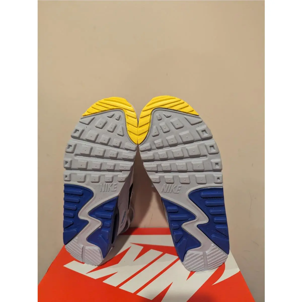 Nike shoes - Nike Air Max 90 - Air Max - White/Black/Blue Whisper 3