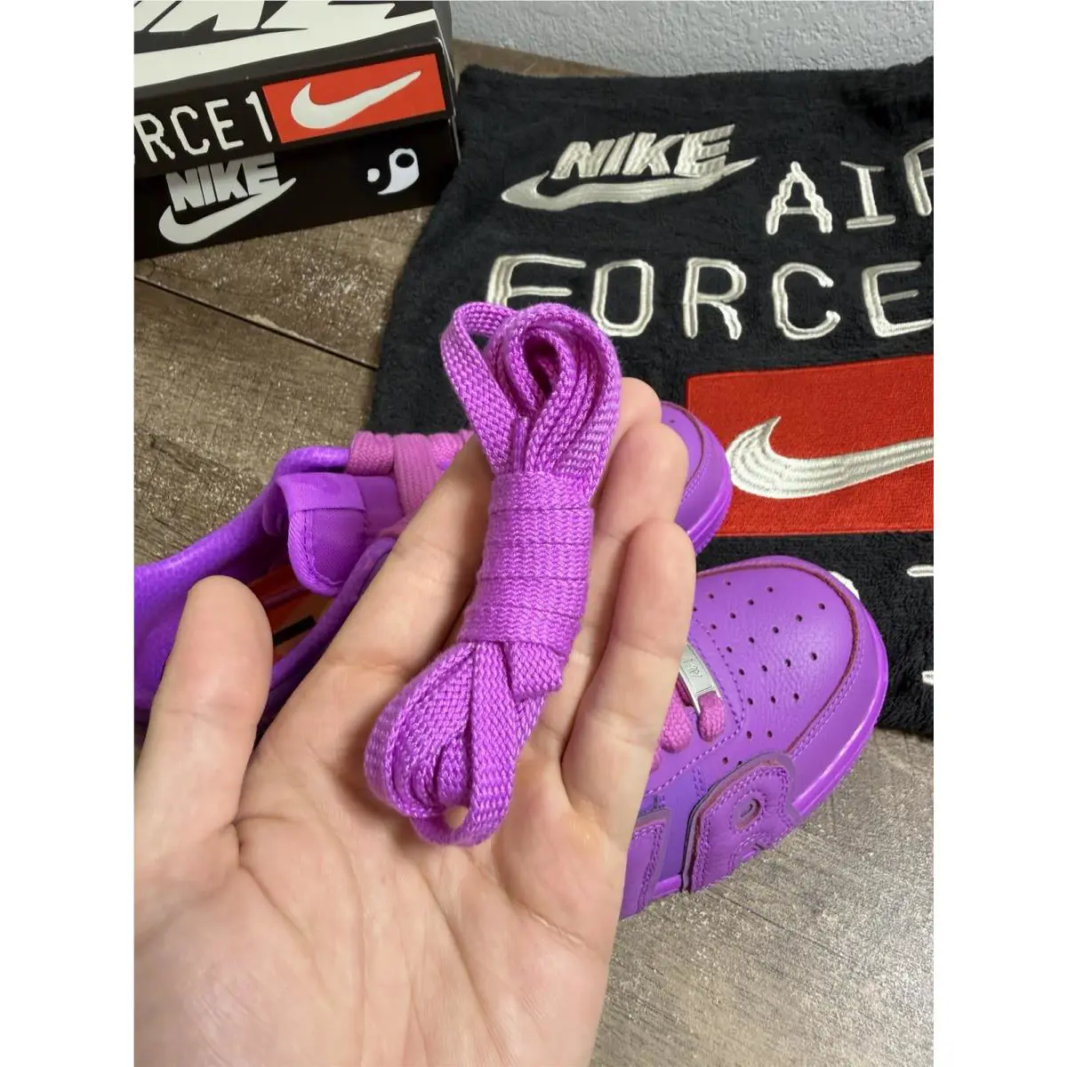 Nike shoes - Nike Air Force 1 - Air Force - FQ7069-500 - Purple 6