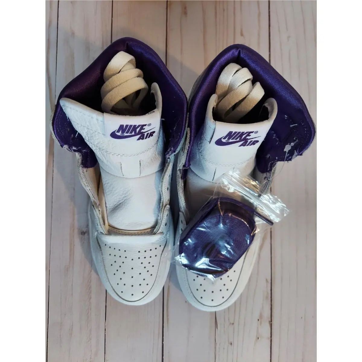 Nike shoes - Nike Air Jordan 1 - Air - Jordan High OG - White/Purple 3