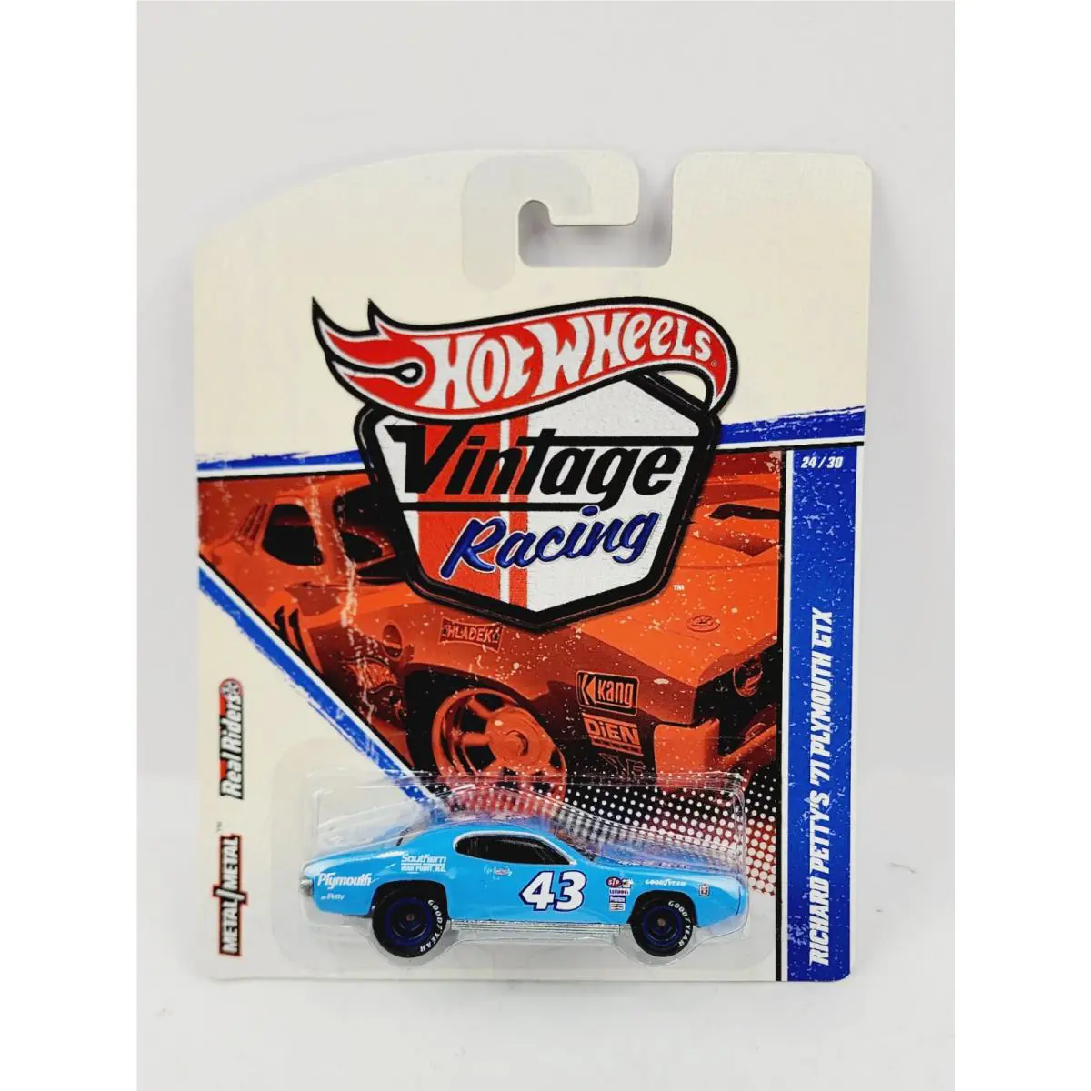 Hot Wheels Vintage Racing Petty`s `71 Plymouth Gtx Very Nice N554