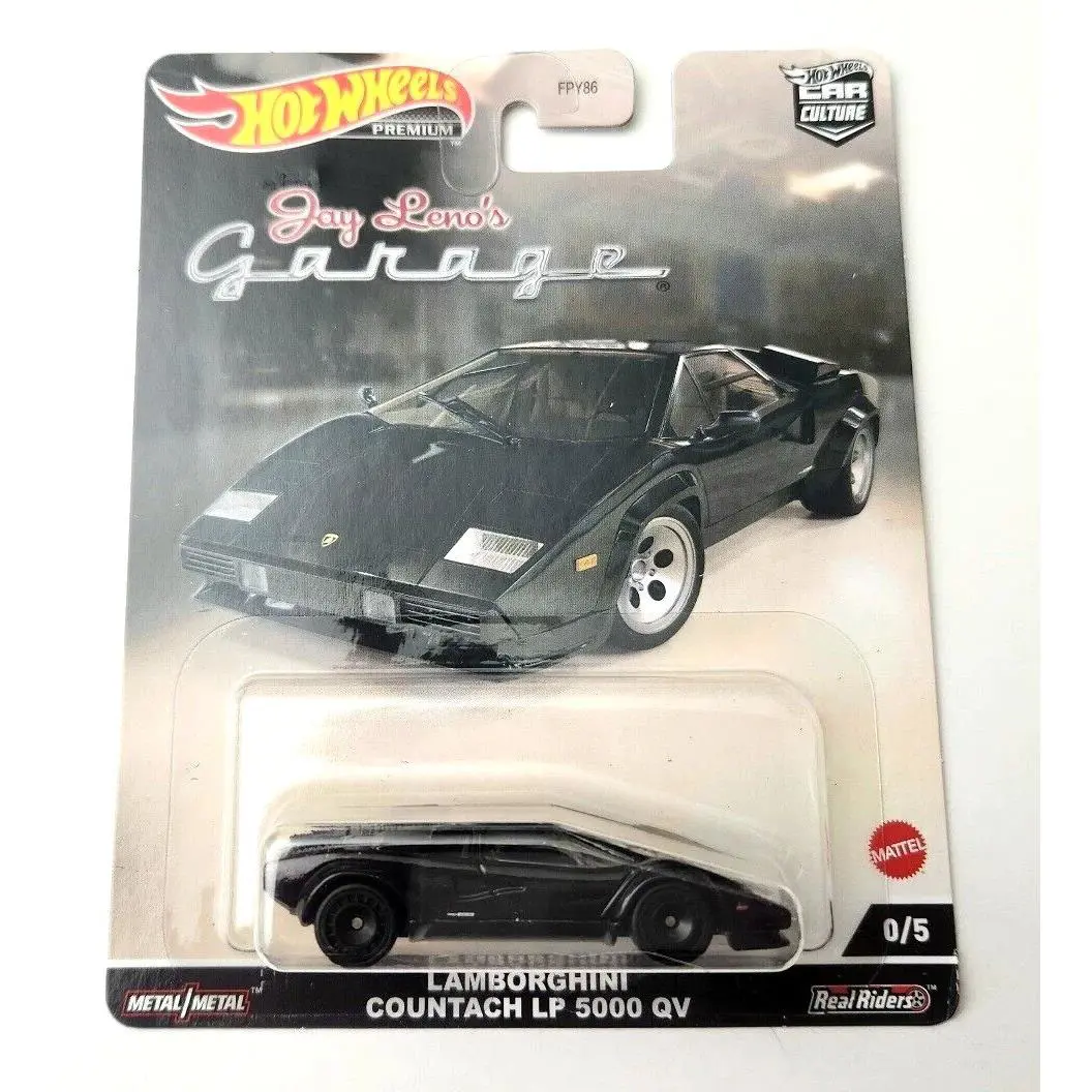 Hot Wheels Lamborghini Countach LP 5000 QV - 2022 Jay Leno`s Garage Chase Car