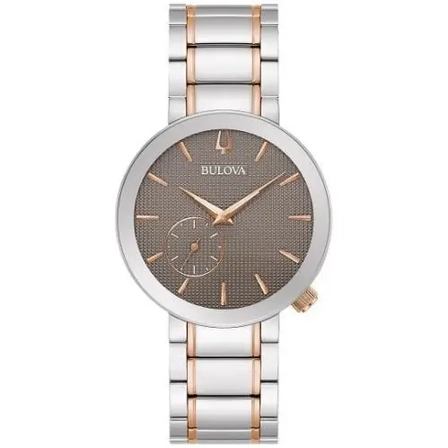 Bulova Latin Grammy Special Edition Ladies Watch 35mm Quartz 98L309 - Dial: Gray, Band: Silver, Rose Gold