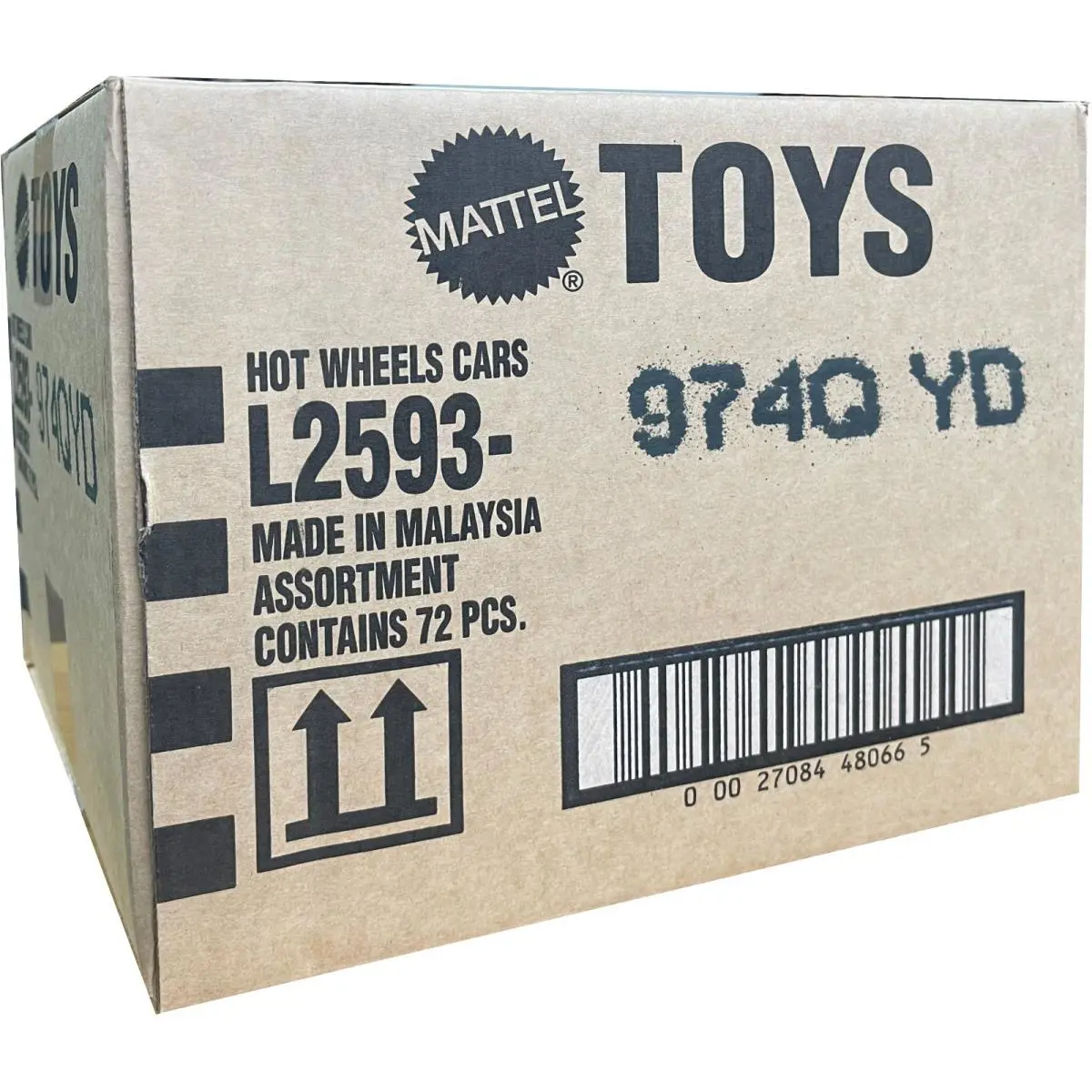 Hot Wheels Basic Assortment 2025 Case Q 72 Count L2593-974Q