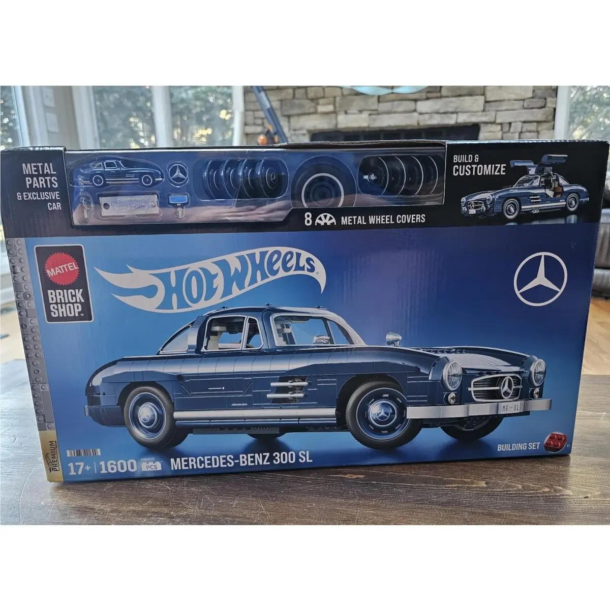 Mattel Brick Shop Hot Wheels Mercedes-benz 300 SL HWW25 Great Gift Car Auto