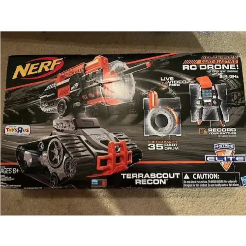 Nerf N-strike Elite Terrascout Recon RC Drone - Box Damage