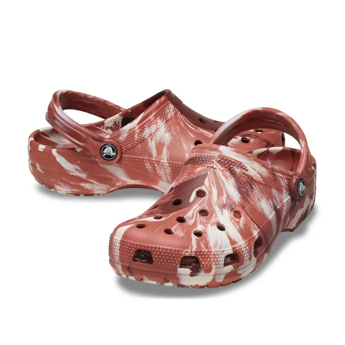 Crocs shoes - Ivory/Pink Marbled 18