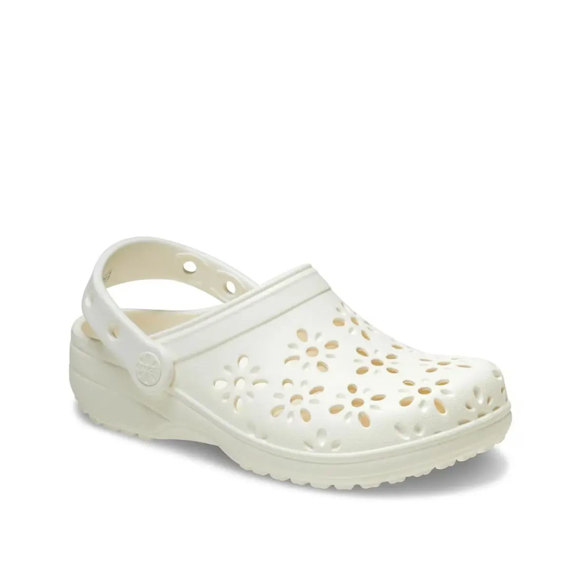 Woman`s Clogs Crocs Floral Cut Out Clog