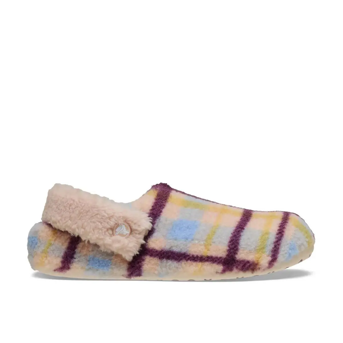 Crocs shoes - Light Pink Plaid Print 10