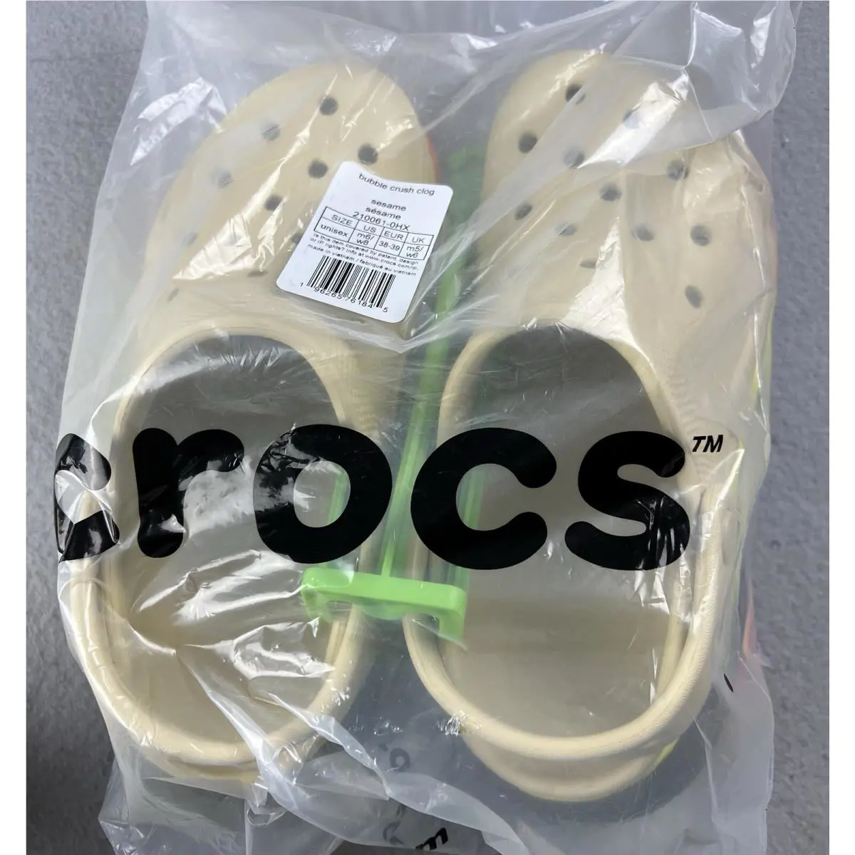 Crocs shoes - CROCS Bubble Crush Clog - Bubble Crush Clog - Sesame 4