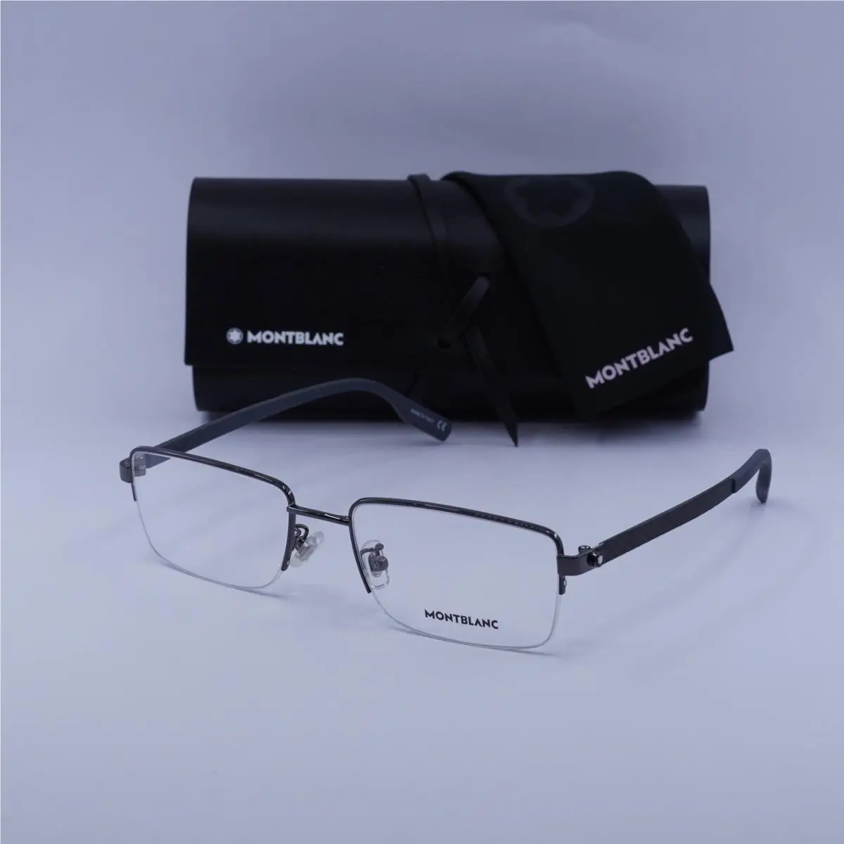 Montblanc MB0188O 006 Grey 57mm Eyeglasses