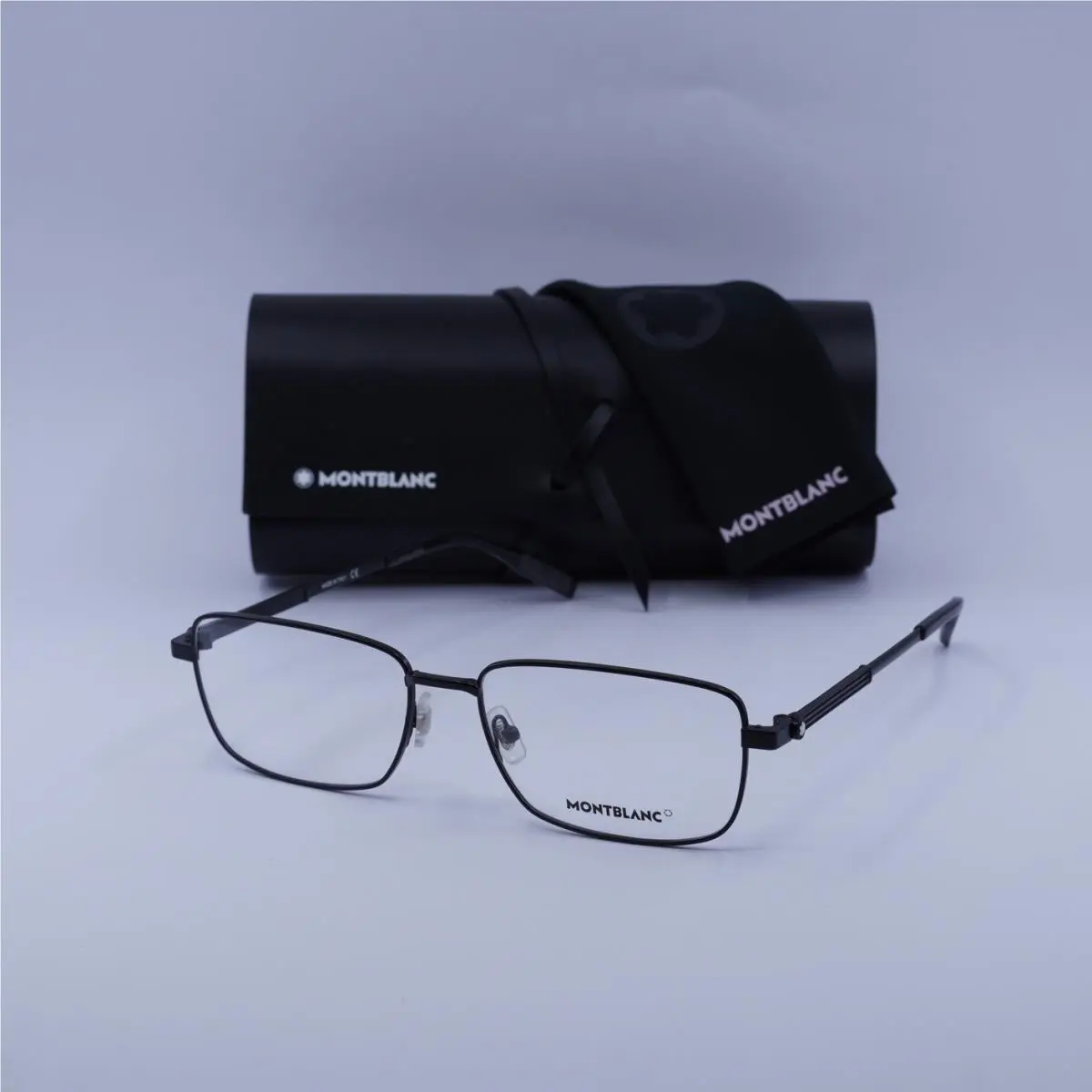 Montblanc MB0029O 004 Black 58mm Eyeglasses