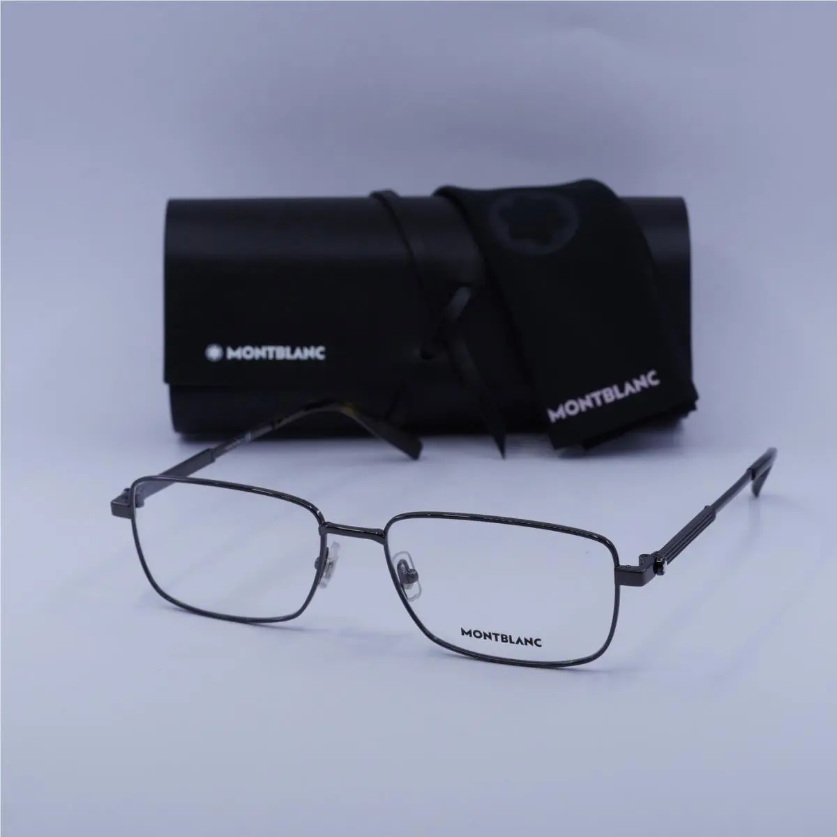 Montblanc MB0029O 006 Ruthenium 58MM Eyeglasses 58-17-150