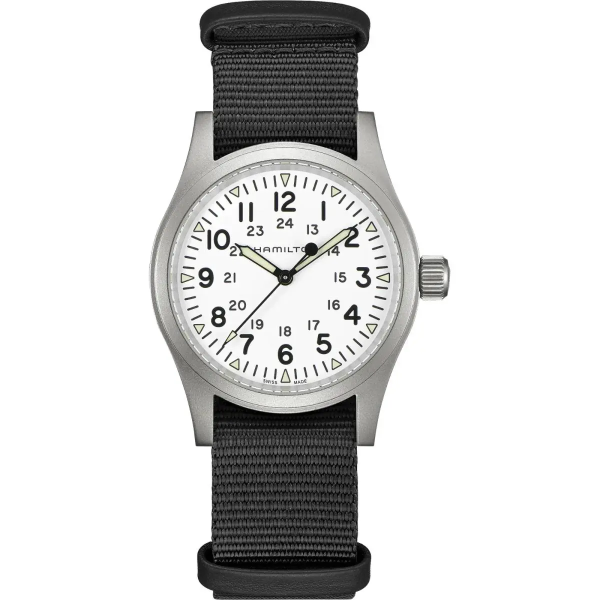 Hamilton Khaki Field Manual Wind White Dial Watch H69439910