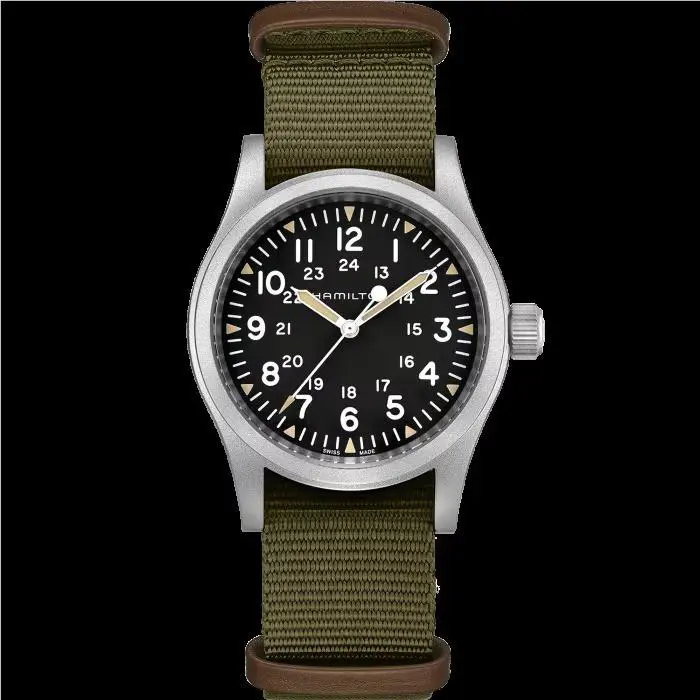 Hamilton Khaki Field Hand Wind Black Dial Men`s Watch H69439931