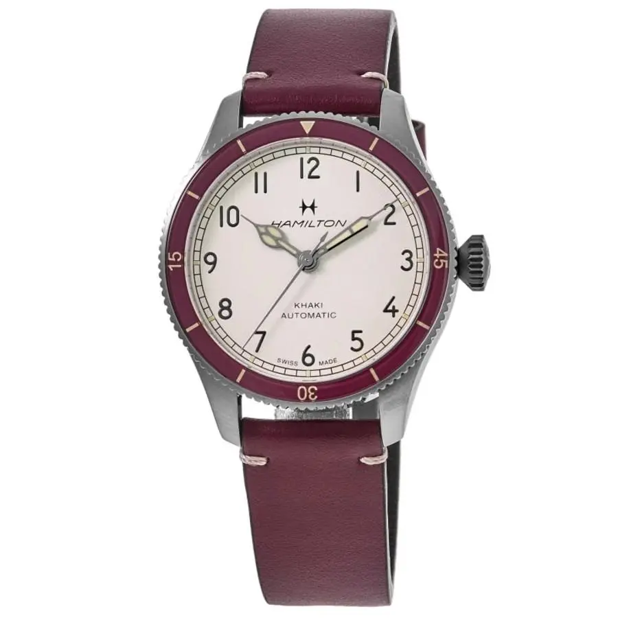 Hamilton Khaki Aviation Pilot Pioneer Auto White Men`s Watch H76265810