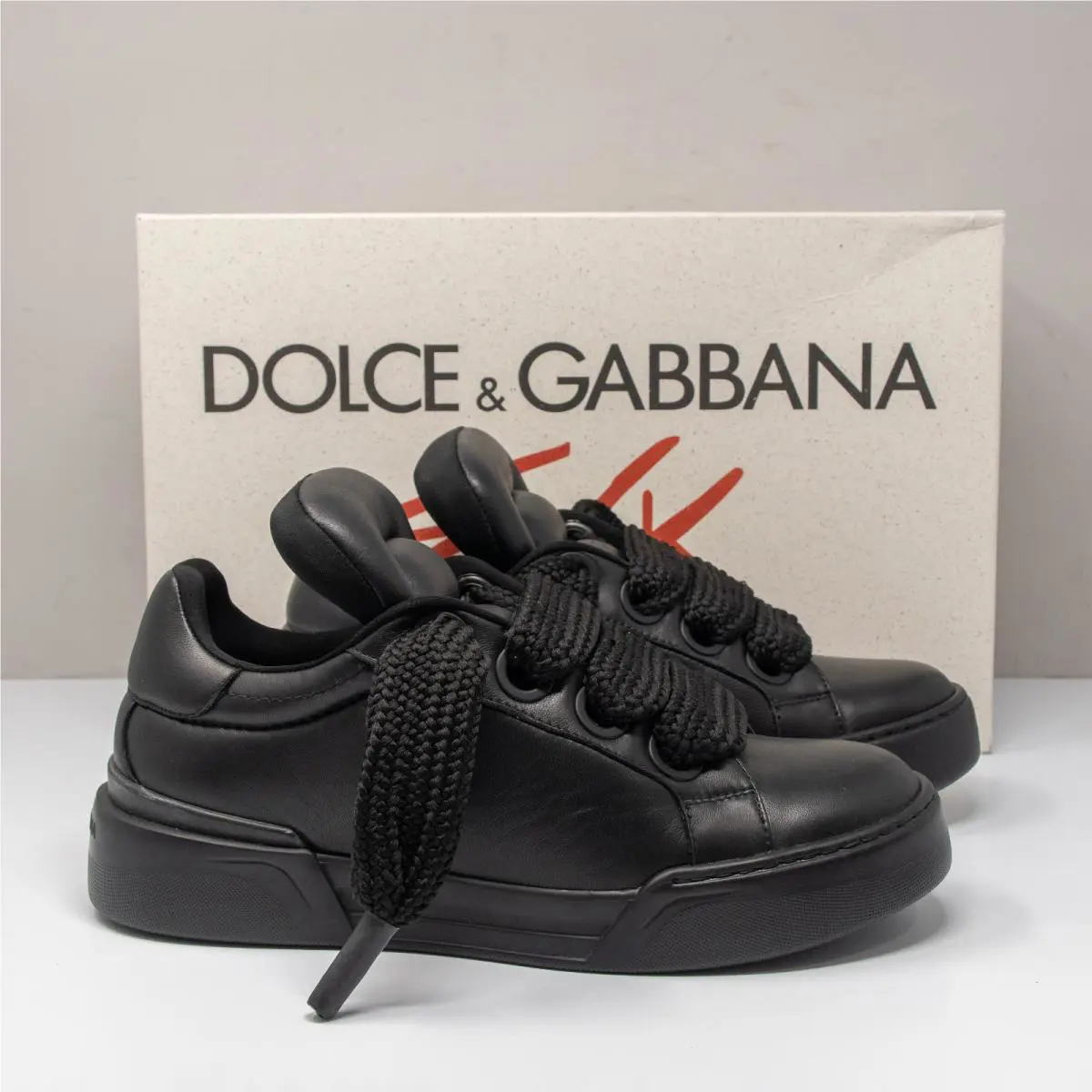 Dolce Dolce & Gabbana Mega Skate Gabbana Mega Skate Men`s 41.5 8.5 US Black Sneakers