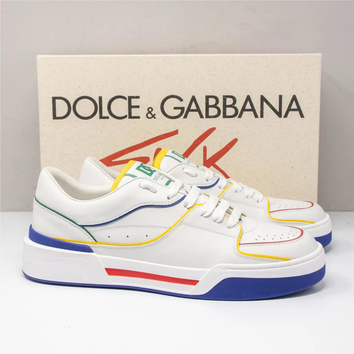 Dolce Dolce & Gabbana New Roma Gabbana Roma Low Size 46 13 US `primary Colors`