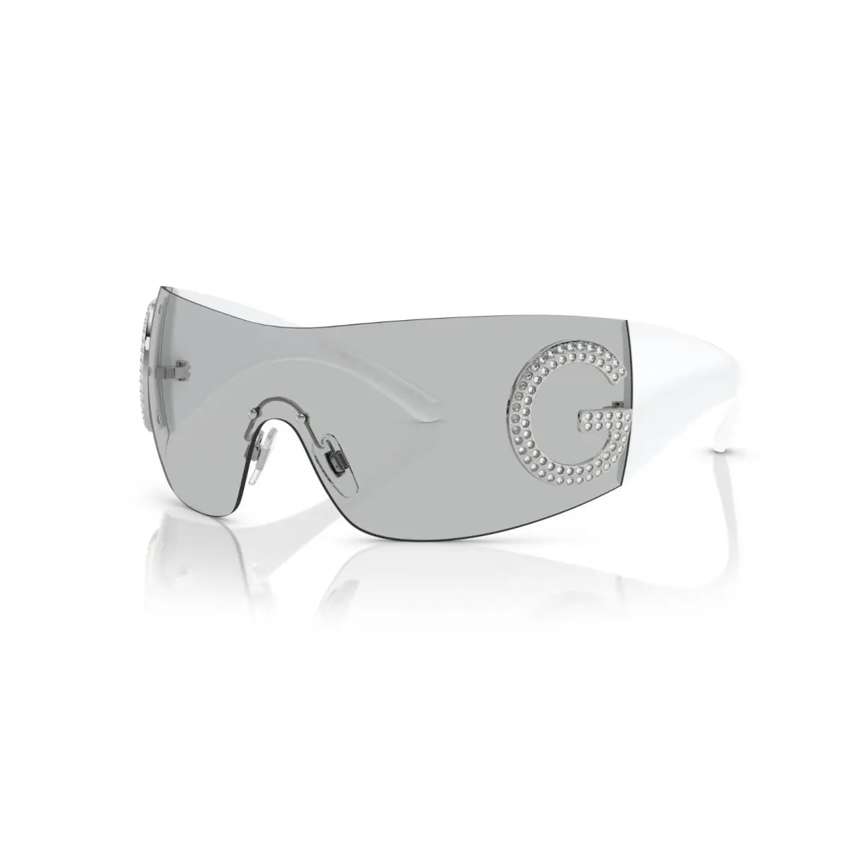 Dolce Gabbana DG 2298B Light Grey/light Grey 06/87 Sunglasses