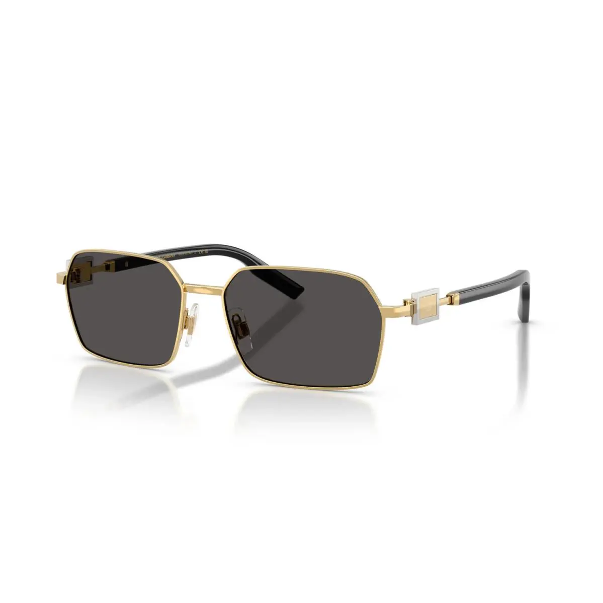 Dolce Gabbana DG 2316 Gold/dark Grey 02/87 Sunglasses