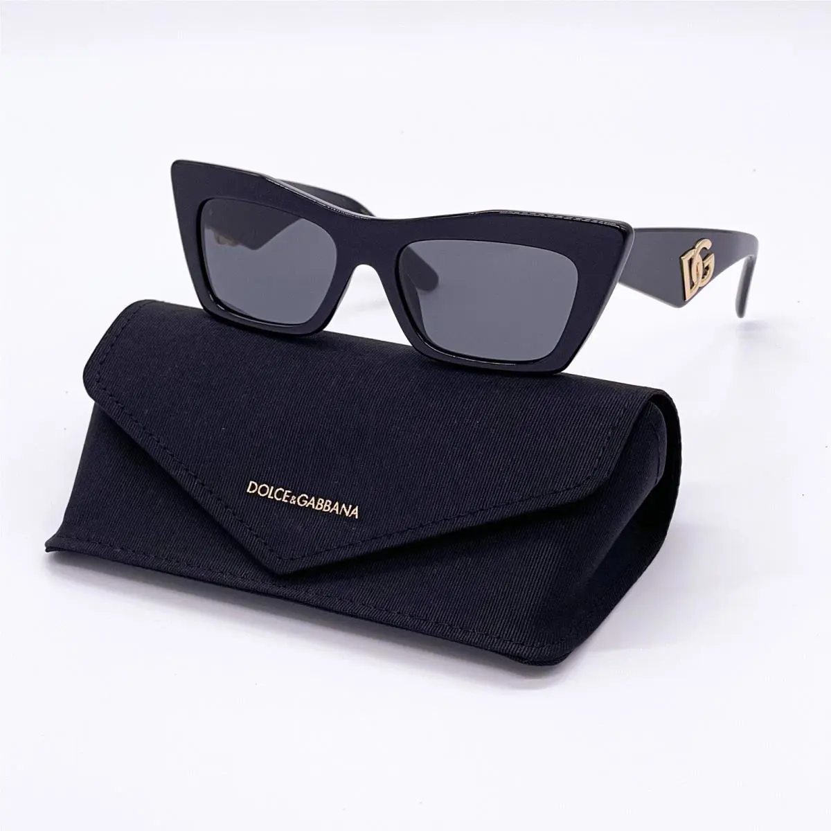 Dolce D&g DG4435 Gabbana DG4435 501/87 Women Sunglasses D G DG4435 Black Eyewear