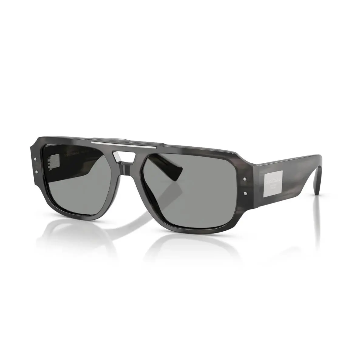 Dolce Gabbana DG 4482 Striped Grey/grey 3440/1 Sunglasses